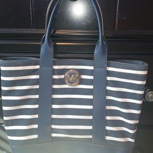 MK blue and white purse!